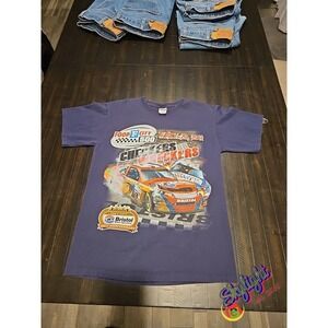 Anvil 2011 Vtg Bristol Speedway Nascar T-Shirt 50th Anniversary Race Size Medium